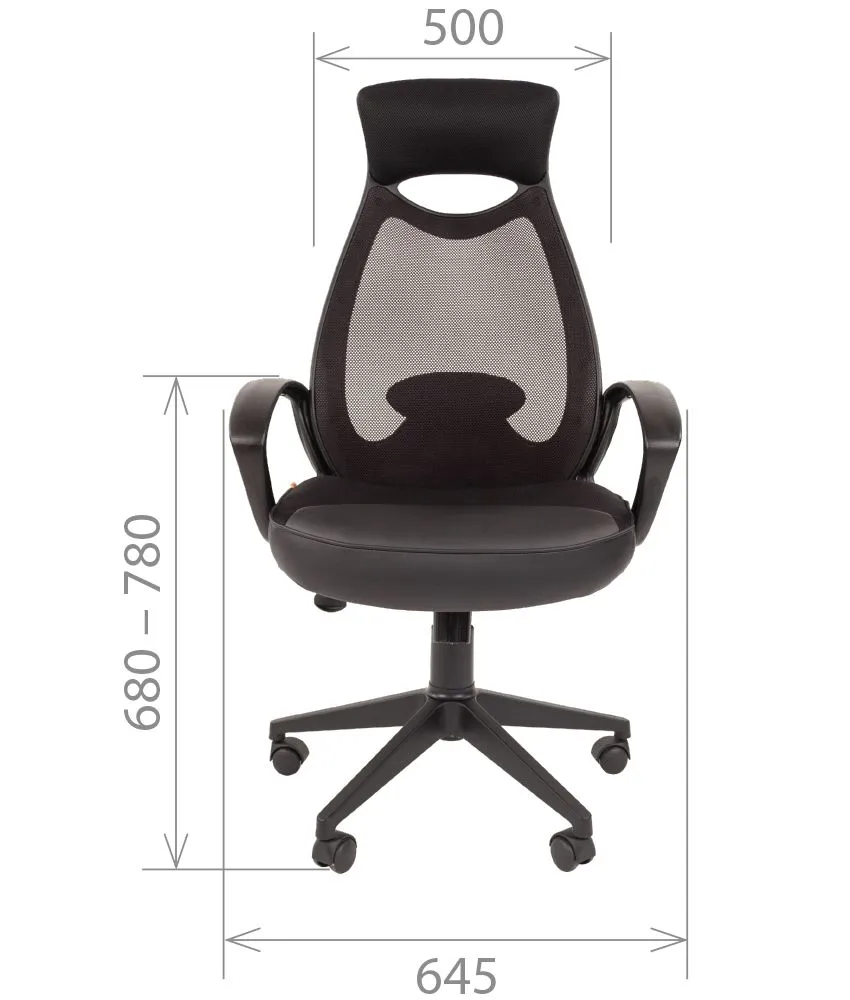Кресло для руководителя TAIPIT 840 BLACK фото 6