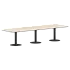 Конференц стол ПРГ-7 Орех Французский/Алюминий 3600х1200х750 фото 0