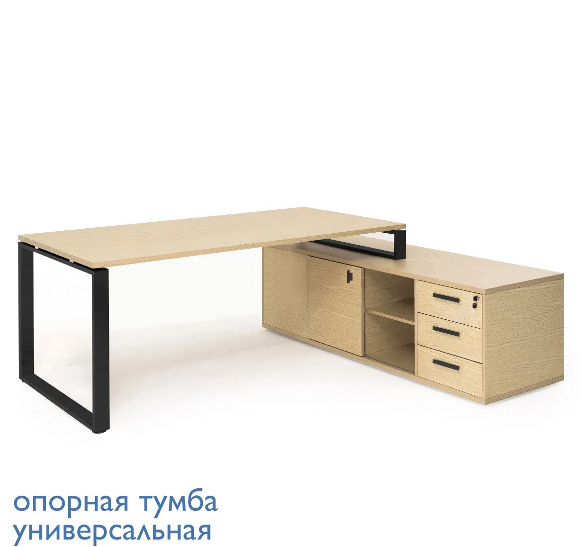 Стол на опорной тумбе EXE фото 1